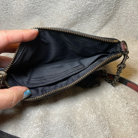 COACH Crossbody  Kylie Saffiano Leather  52543 Winter Garden Print - Picture 3 of 6